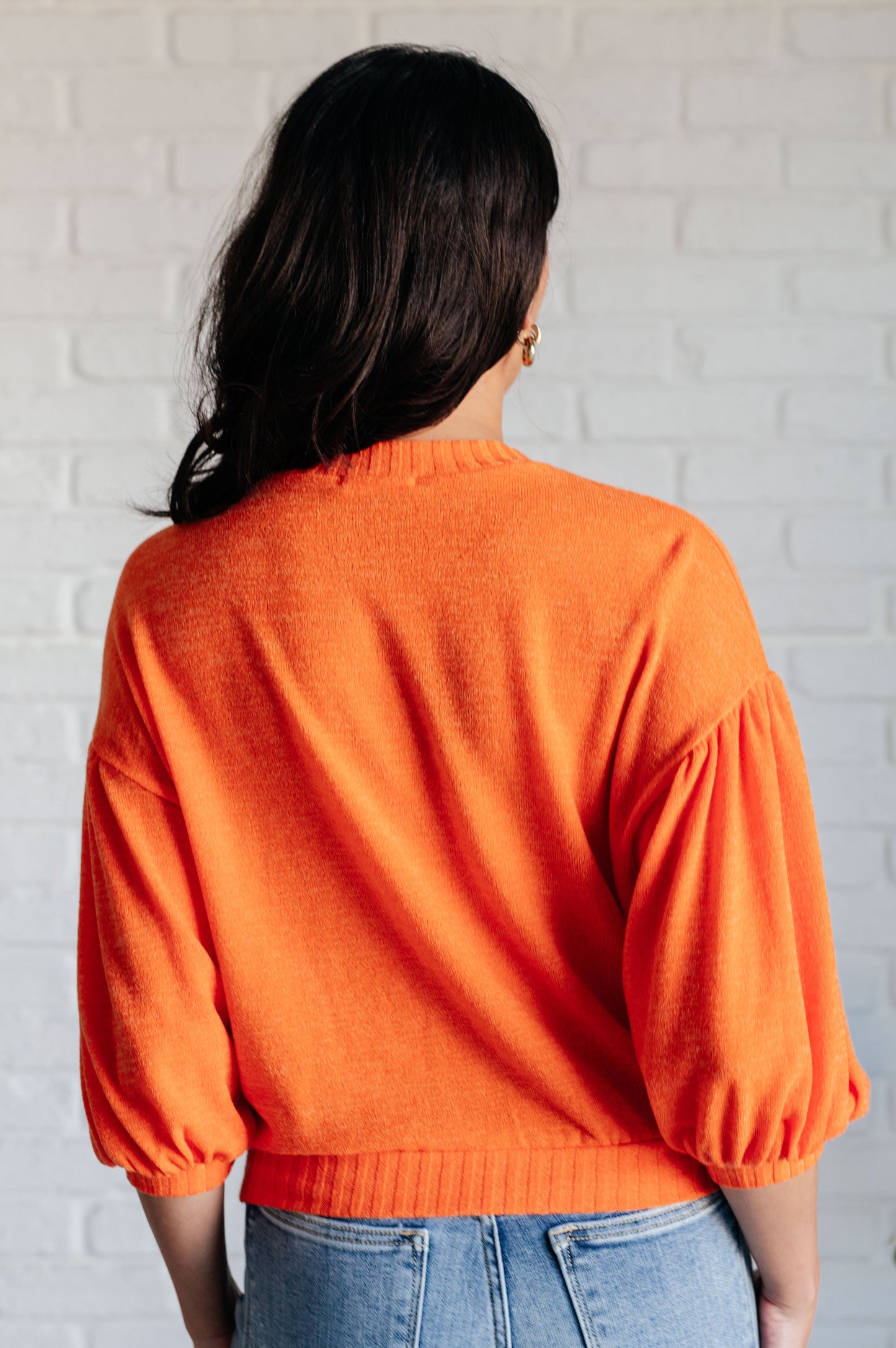 Subway Station Sweater in Orange - 50% OFF