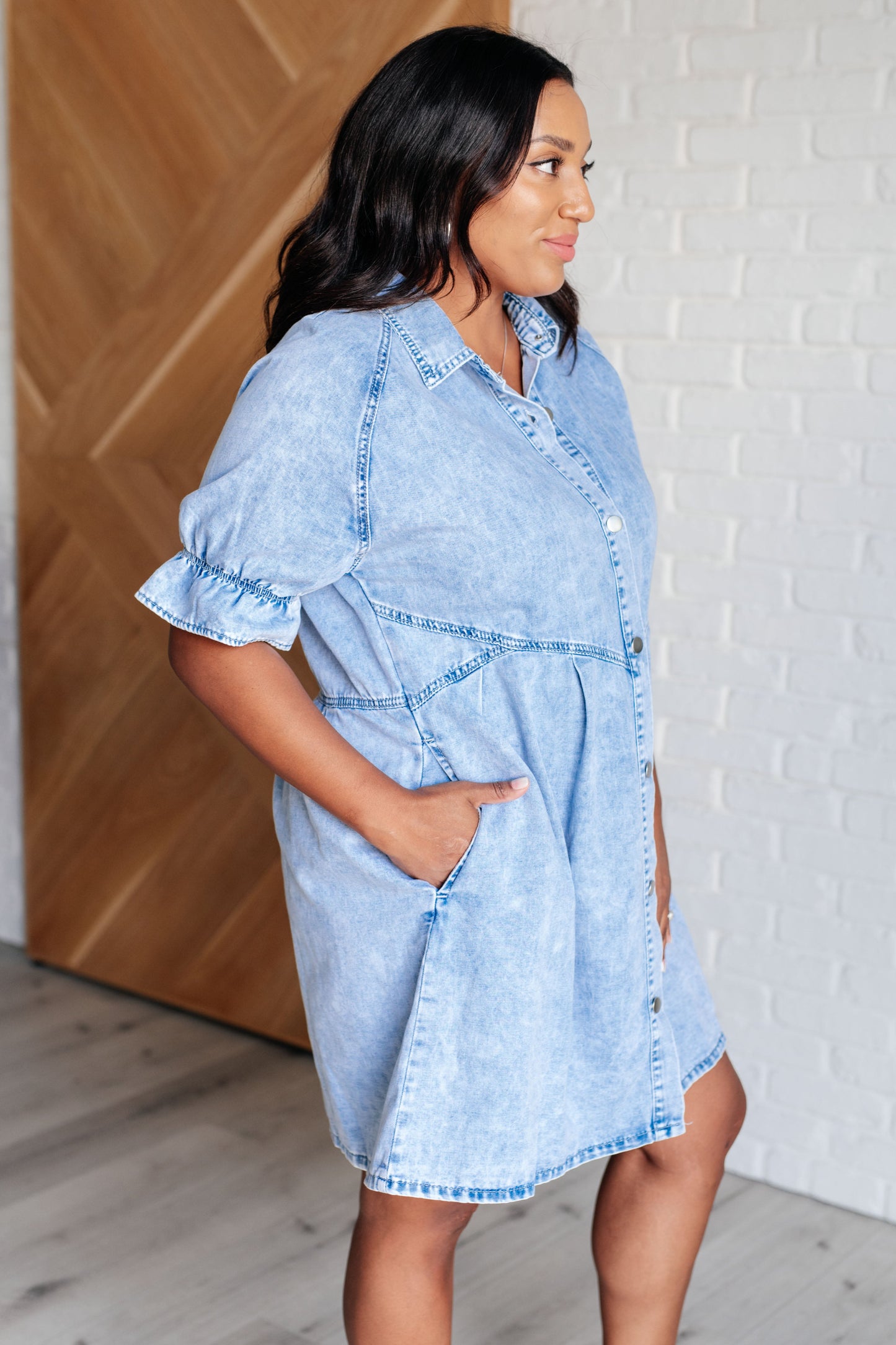 Westward Movement Denim Dress